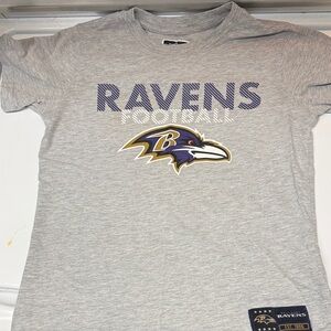 Gray Ravens Football Tee